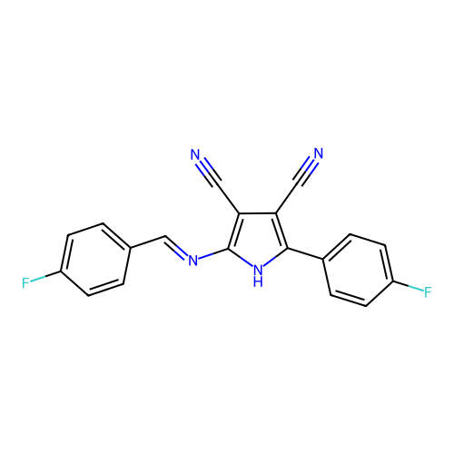C19H10F2N4 structure