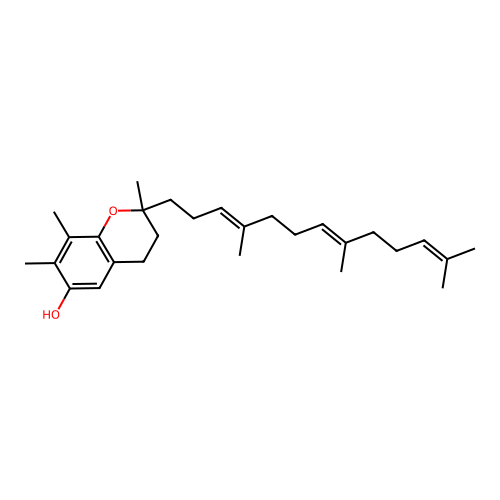 gamma-Tocotrienol structure