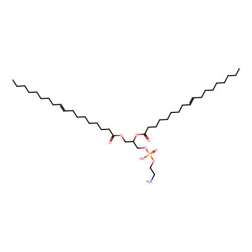 Dielaidoylphosphatidylethanolamine structure