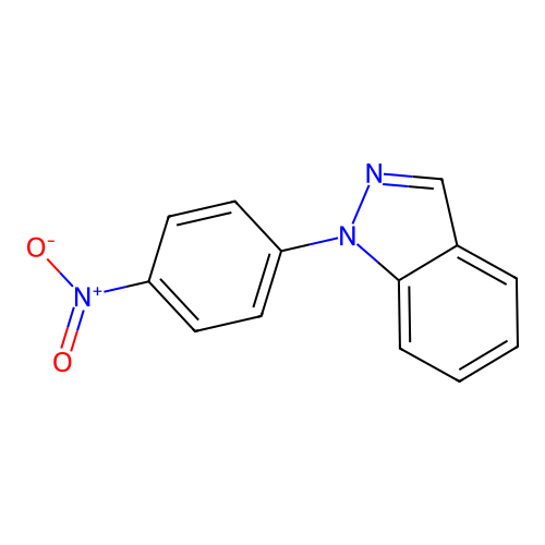1-(4-Nitrophenyl)indazole structure