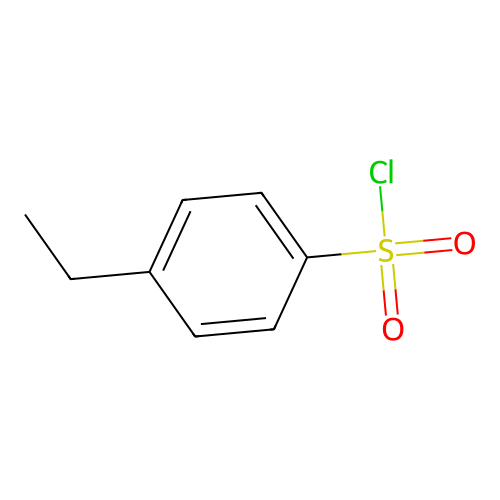 4-Ethylbenzene-1-sulfonyl chloride structure