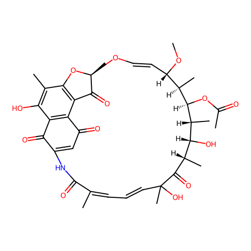Rifamycin YS structure