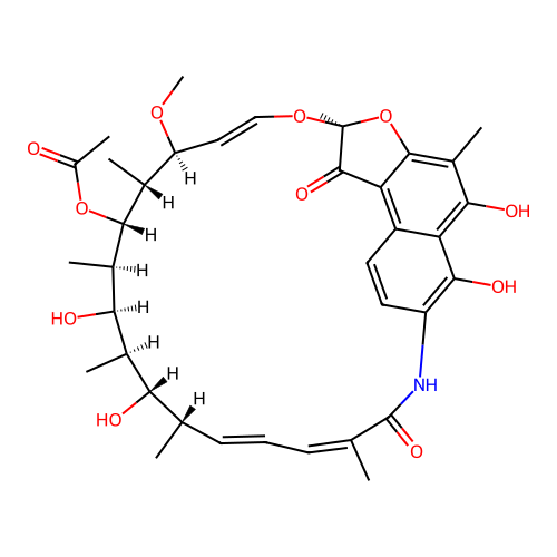 4-Deoxyrifamycin SV structure