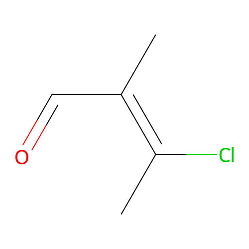 2-Butenal, 3-chloro-2-methyl-, (Z)- structure