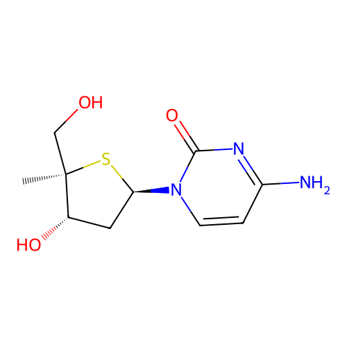 2'-Deoxy-4'-C-methyl-4'-thioCytidine structure