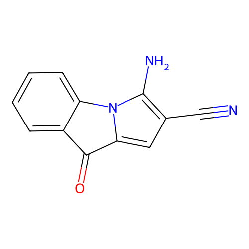 3-amino-9-oxo-9H-pyrrolo[1,2-a]indole-2-carbonitrile structure