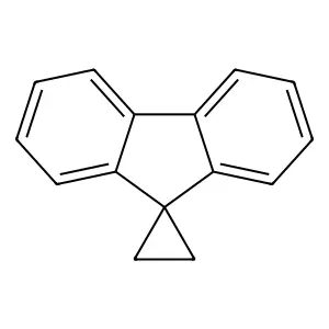 Spiro[cyclopropane-1,9'-fluorene] structure