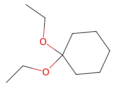 1,1-Diethoxycyclohexane structure