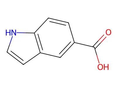 1H-吲哚-5-甲酸 structure