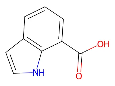 1H-吲哚-7-甲酸 structure