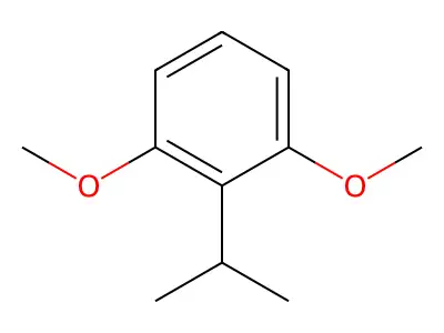 Benzene, 1,3-dimethoxy-2-(1-methylethyl)- structure