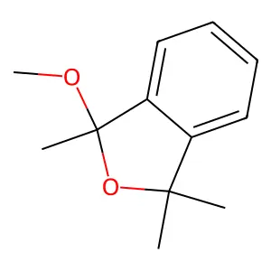 1-Methoxy-1,3,3-trimethyl-2-benzofuran structure