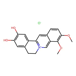 Demethyleneberberine chloride structure