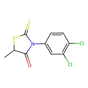 Rhodanine, 3-(3,4-dichlorophenyl)-5-methyl- structure