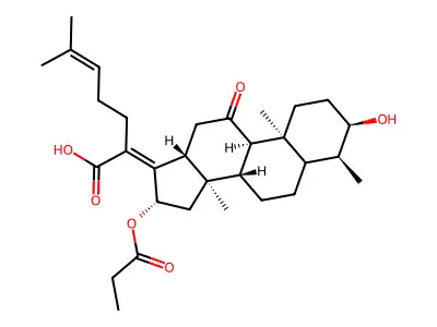 11-Monoketofusidic acid structure