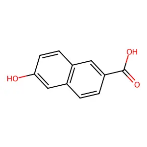 6-羟基-2-萘甲酸 structure