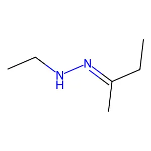 2-Butanone, ethylhydrazone structure