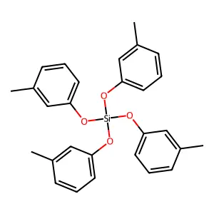 硅酸(H4SiO4)四(3-甲基苯基)酯 structure