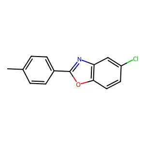5-Chloro-2-(4-methylphenyl)-1,3-benzoxazole structure