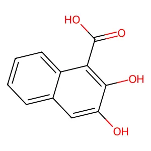 2,3-二羟基-1-萘甲酸 structure