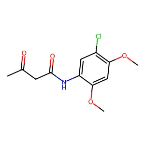 N-(5-氯-2,4-二甲氧基苯基)-3-氧代丁酰胺 structure