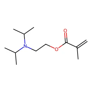 2-(Diisopropylamino)ethyl methacrylate structure