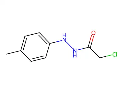 2-chloro-N'-(4-methylphenyl)acetohydrazide structure