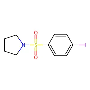 1-((4-Iodophenyl)sulfonyl)pyrrolidine structure