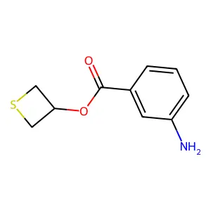 Thietan-3-yl 3-aminobenzoate structure