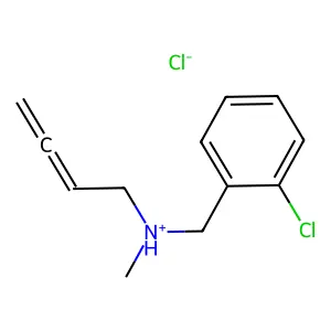 Benzenemethanamine, N-2,3-butadienyl-2-chloro-N-methyl-, hydrochloride structure