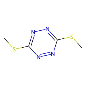 3,6-Bis(methylthio)-1,2,4,5-tetrazine structure