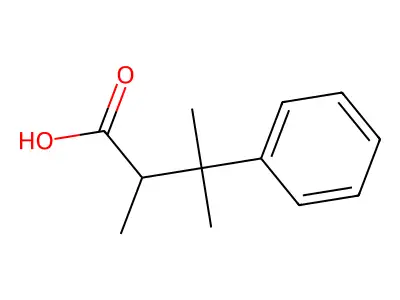 2,3-二甲基-3-苯基丁酸 structure