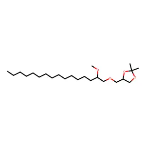 4-(2-Methoxyhexadecoxymethyl)-2,2-dimethyl-1,3-dioxolane structure