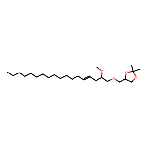 4-[[(2-Methoxy-4-octadecenyl)oxy]methyl]-2,2-dimethyl-1,3-dioxolane structure