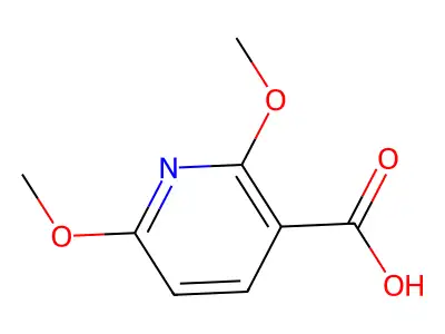 2,6-Dimethoxypyridine-3-carboxylic acid structure