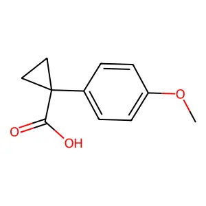 1-(4-甲氧基苯基)环丙烷-1-甲酸 structure