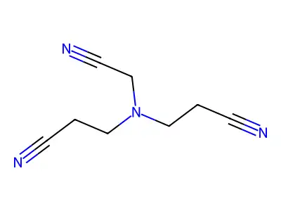 Propanenitrile, 3,3'-[(cyanomethyl)imino]bis- structure