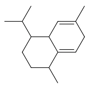 1,4-Cadinadiene structure