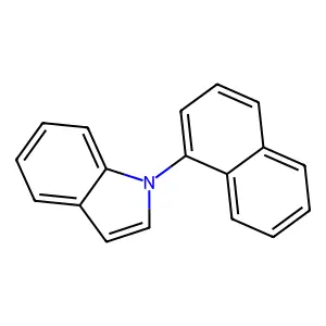 1-(1-Naphthyl)-1H-indole structure