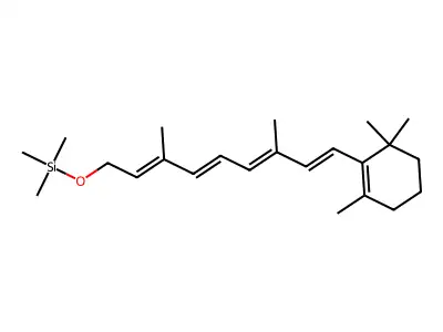 Retinol, TMS derivative structure