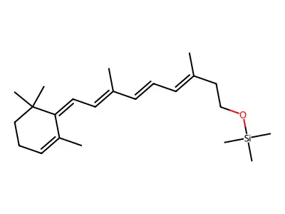 Retroretinol, TMS derivative structure