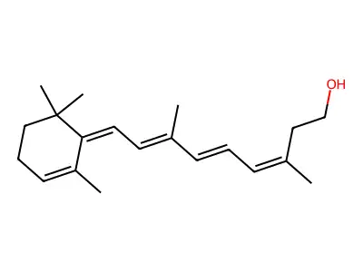 3,7-Dimethyl-9-(2,6,6-trimethylcyclohex-2-EN-1-ylidene)nona-3,5,7-trien-1-OL structure