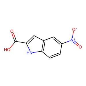 5-Nitroindole-2-carboxylic acid structure
