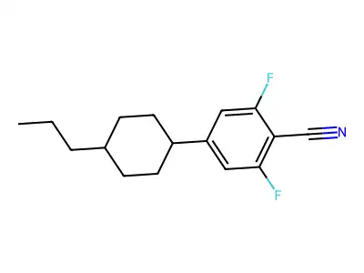1-Fluoro-4-(4-pentylcyclohexyl)benzene structure