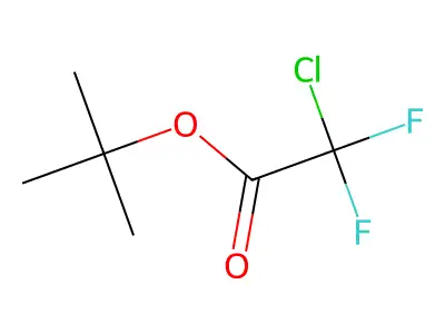 tert-Butyl chlorodifluoroacetate structure