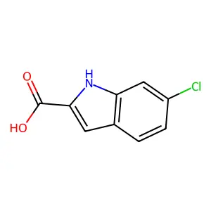 6-Chloro-1H-indole-2-carboxylic acid structure