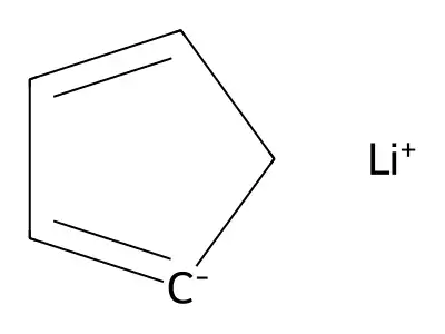 環戊二烯基鋰 structure
