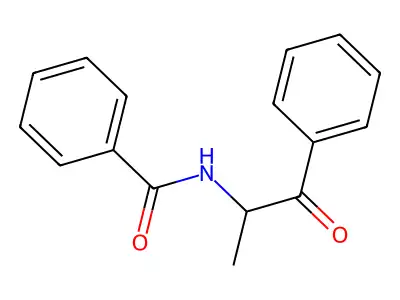 Benzamide, N-(1-methyl-2-oxo-2-phenylethyl)- structure