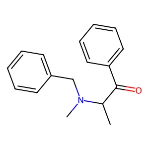 2-[Benzyl(methyl)amino]-1-phenylpropan-1-one structure