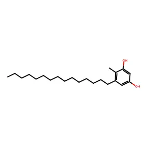 4-甲基-5-十五烷基-1,3-苯二酚 structure